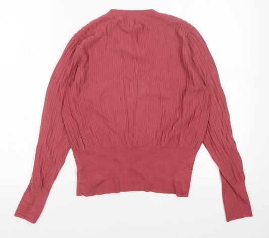 H&M Womens Pink Pullover Jumper Size S