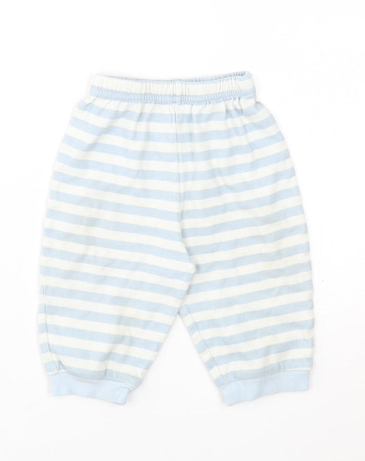 George Baby Blue Striped Pyjama Pants Size 6-9 Months