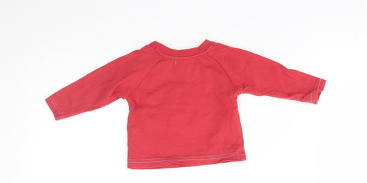 Early days Baby Red Basic T-Shirt Size 0-3 Months