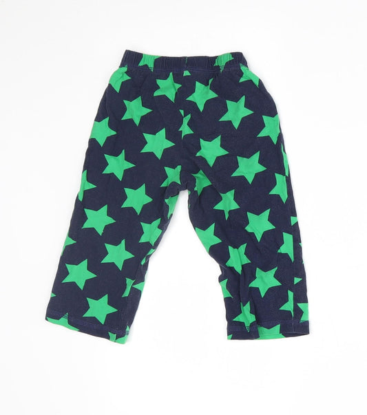 George Baby Black Pyjama Pants Size 18-24 Months - star pattern