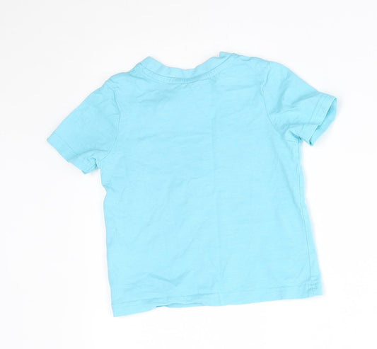 George Baby Blue Basic T-Shirt Size 18-24 Months - surfs up dude