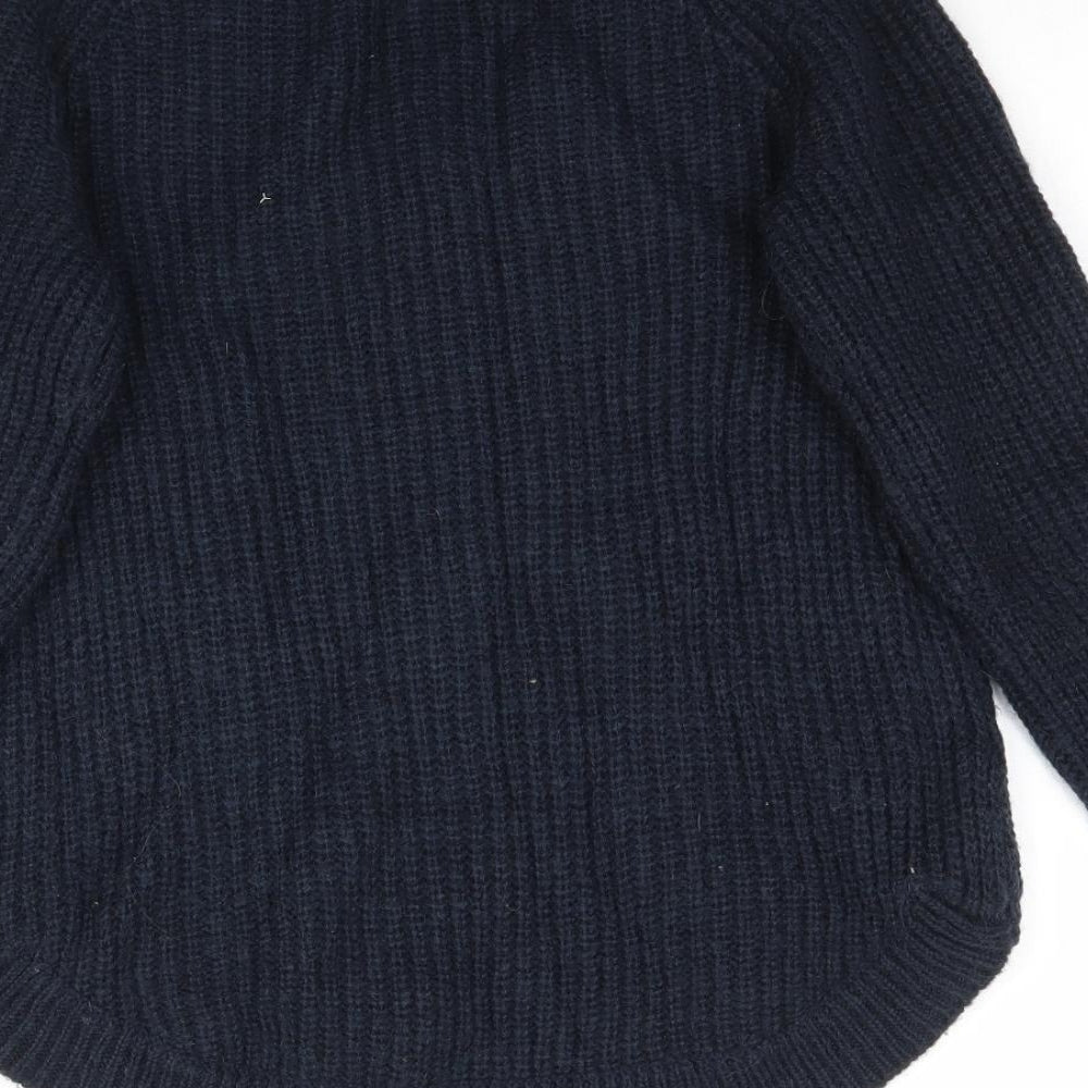 Womens UK Size XS H&M Blue Pullover Jumper