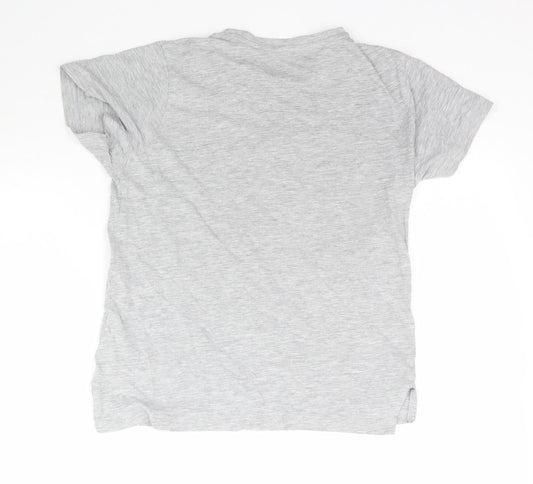 Matalan Boys Grey Basic T-Shirt Size 11 Years