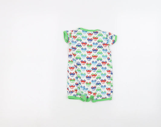 Mini Club Baby White Babygrow One-Piece Size 3-6 Months