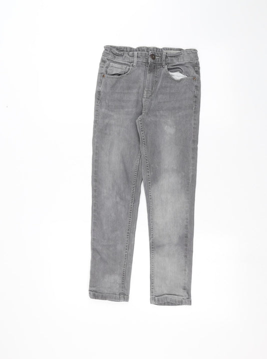 356 denim Girls Grey Skinny Jeans Size 9-10 Years