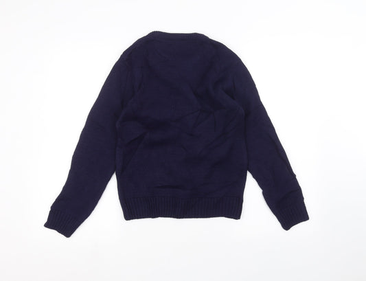 Fluid Boys Blue Pullover Jumper Size 7-8 Years