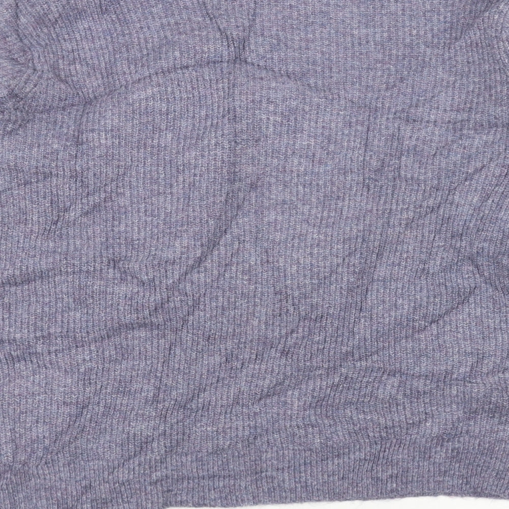 Womens UK Size S Papaya Blue Pullover Jumper