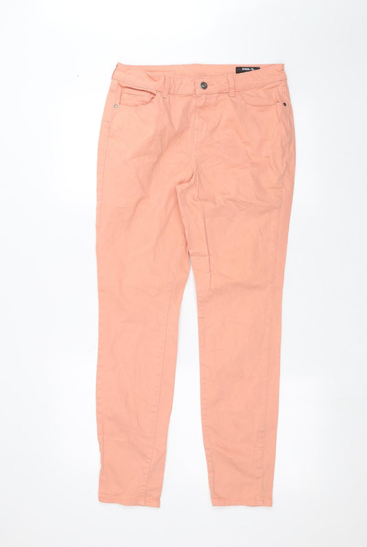 Tu Womens Pink Skinny Jeans Size 10 L27 in