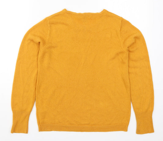 Primark Womens Orange Knit Pullover Jumper Size 10