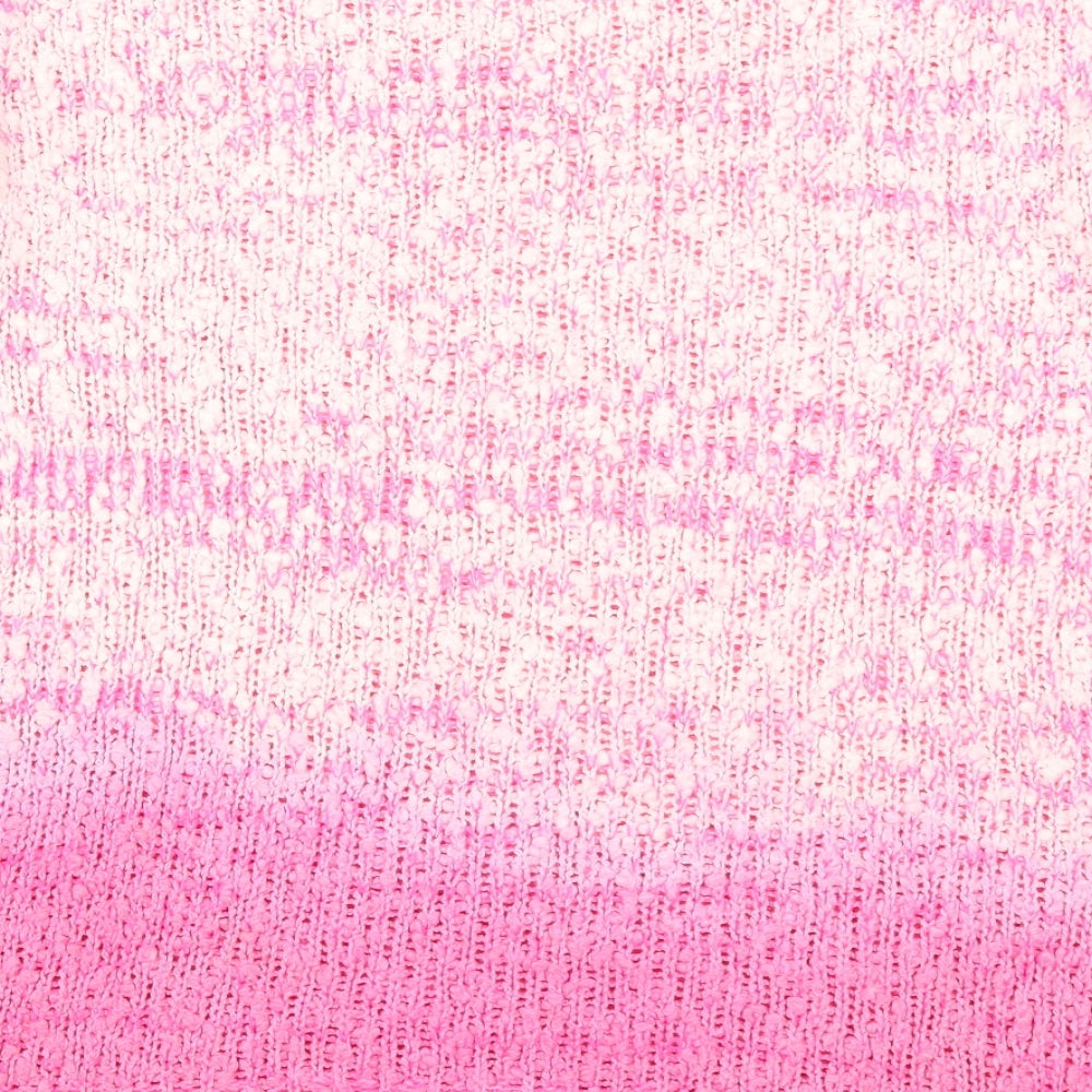 Womens UK Size 6 Topshop Pink Pullover Jumper