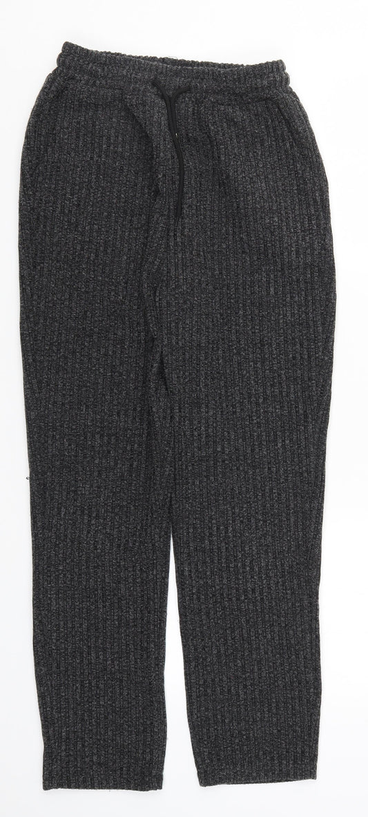 Womens UK Size S QED London Regular Fit Sweatpants Grey Trousers