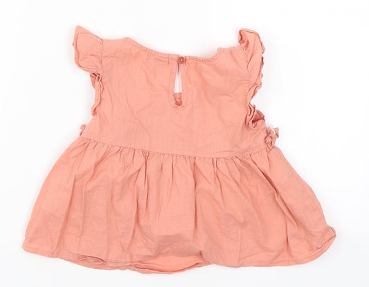TU Girls Pink Basic Blouse Size 2-3 Years