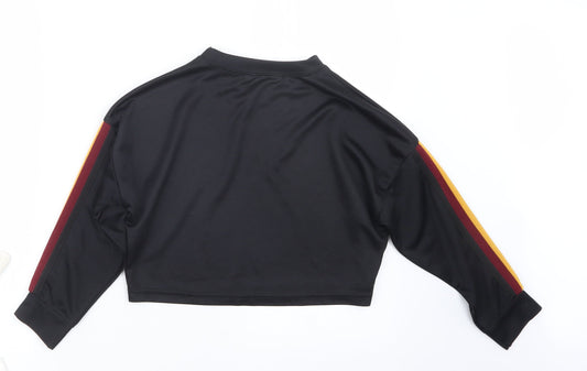 New Look Girls Black Pullover Jumper Size 9 Years