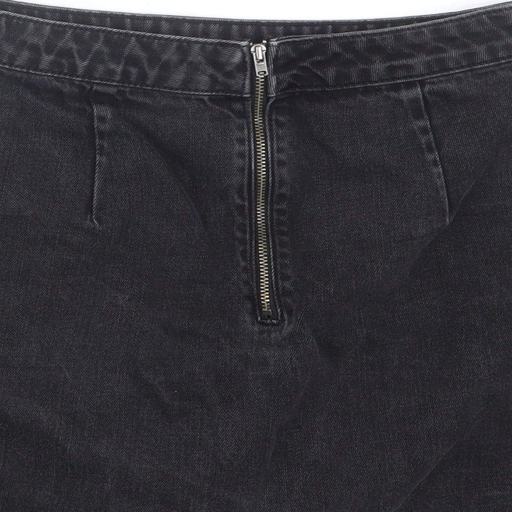 Womens UK Size 26 in Topshop Straight & Pencil Denim Skirt