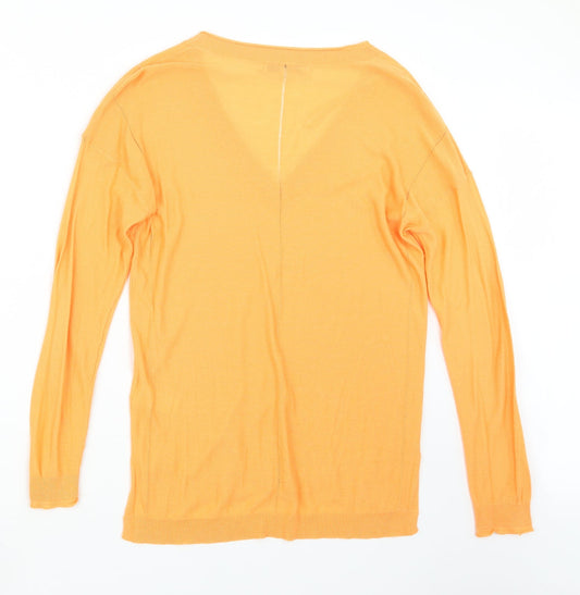 Womens UK Size 12 NEXT Orange Pullover Jumper