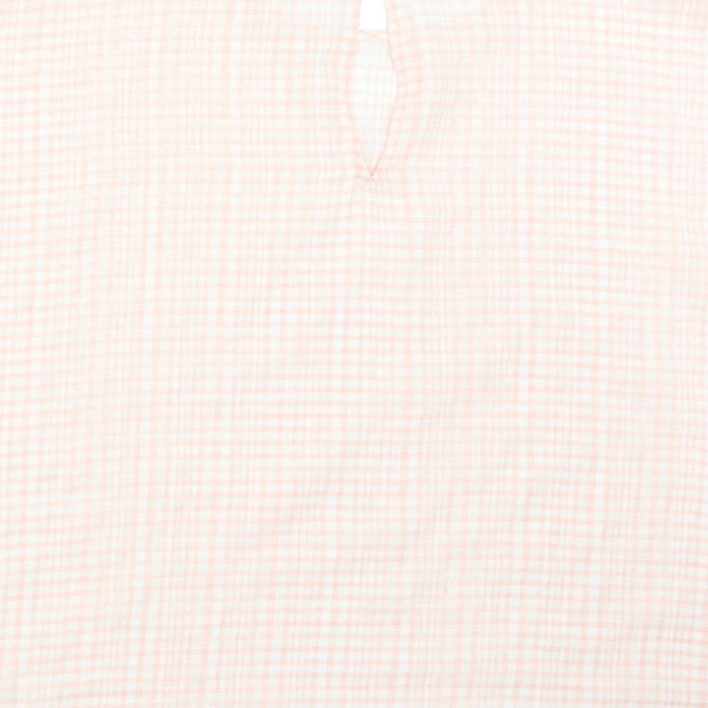 Womens UK Size 18 NEXT Pink Basic Blouse