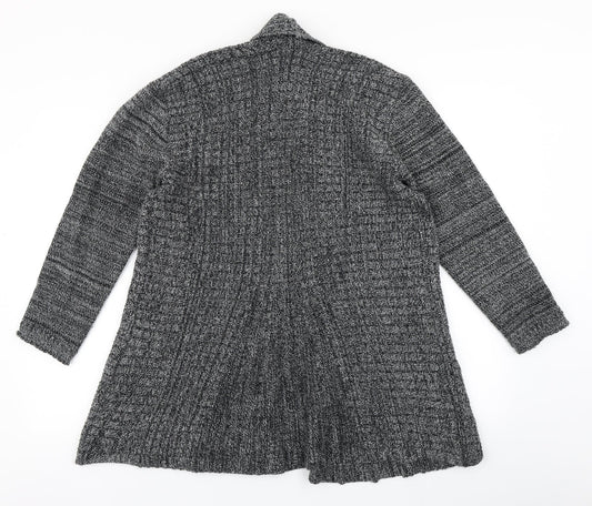 Womens UK Size M Insight Grey Cardigan Jumper