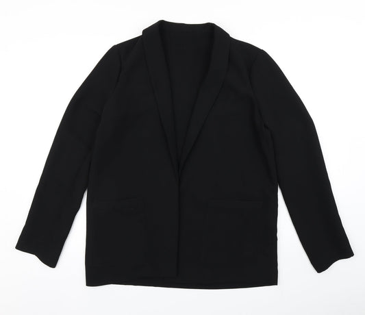 Womens UK Size 10 Warehouse Regular Black Blazer
