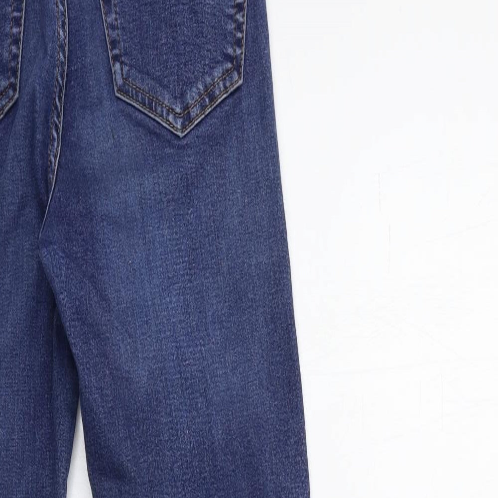 Topshop Womens Blue Denim Skinny Jeans Size 26 in L30 in