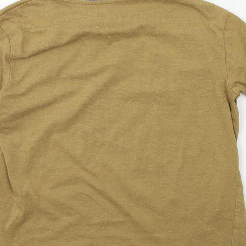 Matalan Boys Brown Basic T-Shirt Size 10-11 Years