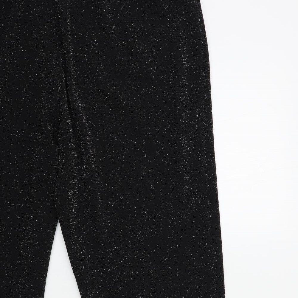 George Womens Black Trousers Size 16 L28 in