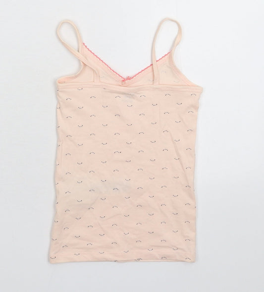 Kiabi Girls Beige Basic Tank Size 4-5 Years