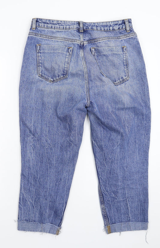 ASOS Womens Blue Denim Cropped Jeans Size 30 in L21 in