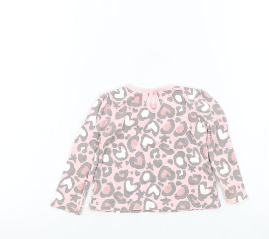 Studio Girls Pink Camouflage Pullover Jumper Size 9-12 Months