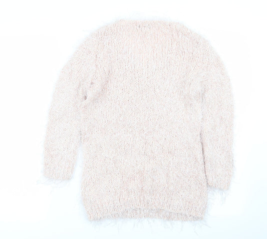 F&F Womens Pink Pullover Jumper Size 10