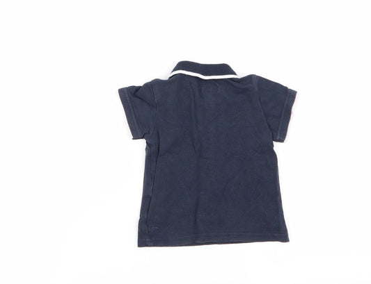 Lee Cooper Boys Blue Basic Polo Size 18-24 Months