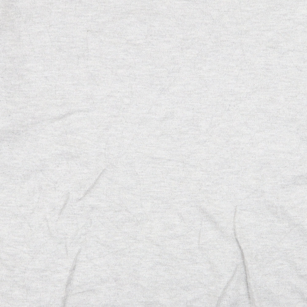 Brand and care label for Gallery women’s grey jumper, size M