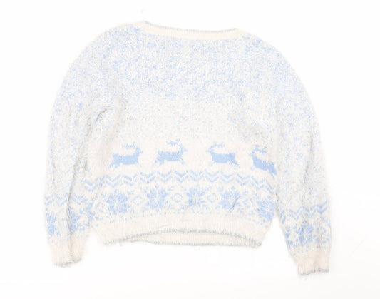 Womens UK Size 12 New Look Multicoloured Pullover Jumper