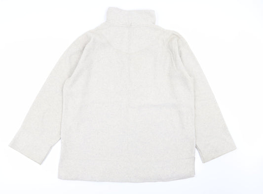 theme sport Womens Ivory Pullover Jumper Size 10