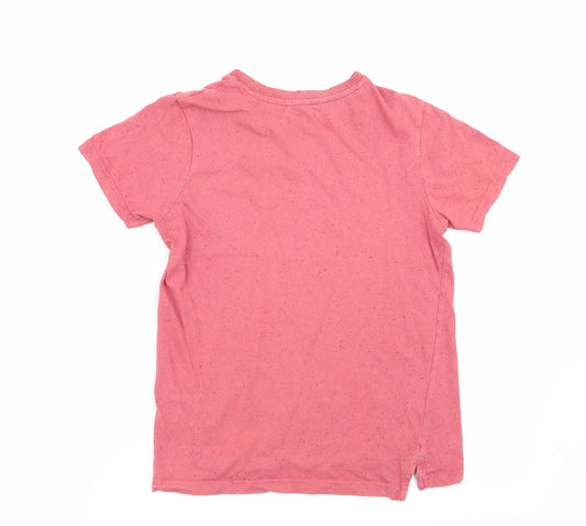 Asda George Boys Red Polka Dot Basic T-Shirt Size 10-11 Years