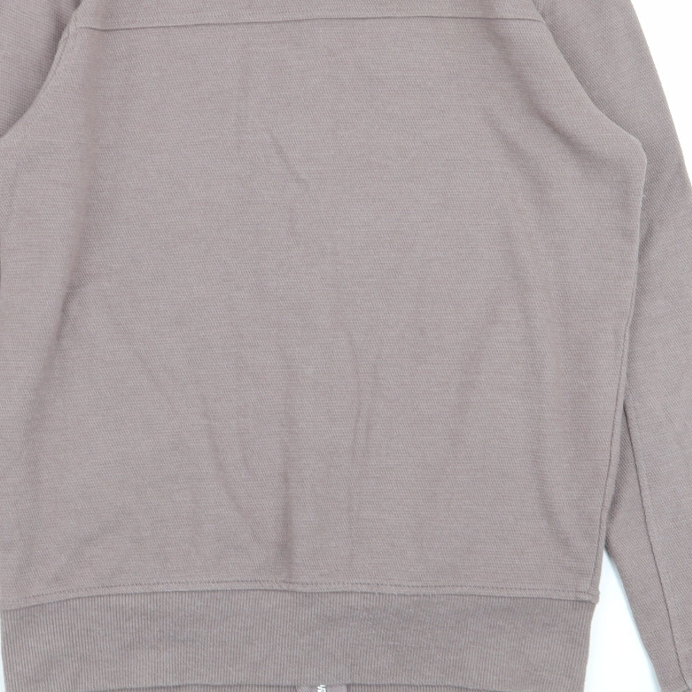 Cedar Wood State Mens Brown Full Zip Jumper Size S