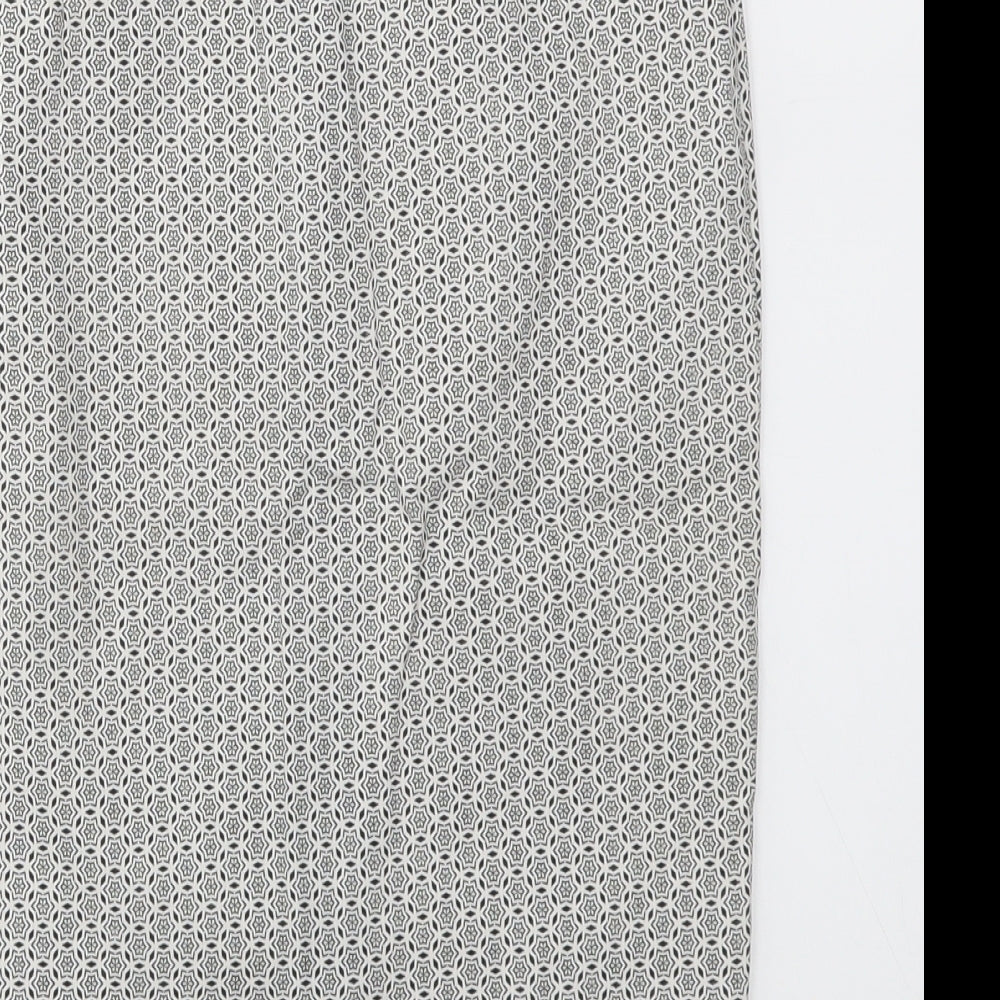 Primark Womens Multicoloured Geometric A-Line Skirt Size 10