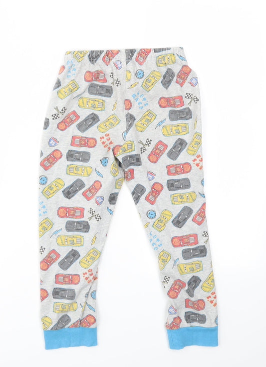 Disney Boys Multicoloured Geometric Capri Trousers Size 5-6 Years