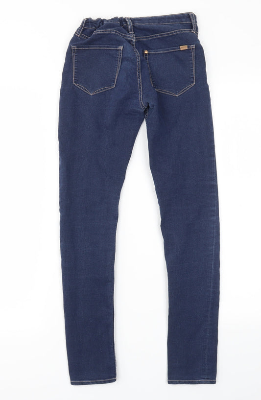 Preworn Girls Blue Straight Jeans Size 10-11 Years
