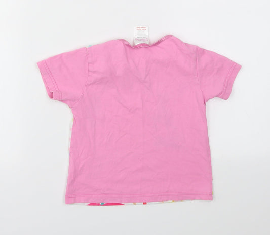 Disney Girls Multicoloured Geometric Top Pyjama Top Size 3-4 Years