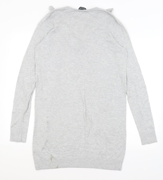 Womens UK Size 10 Dorothy Perkins Grey Pullover Jumper