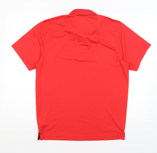 Proact Mens Red Polo Size M