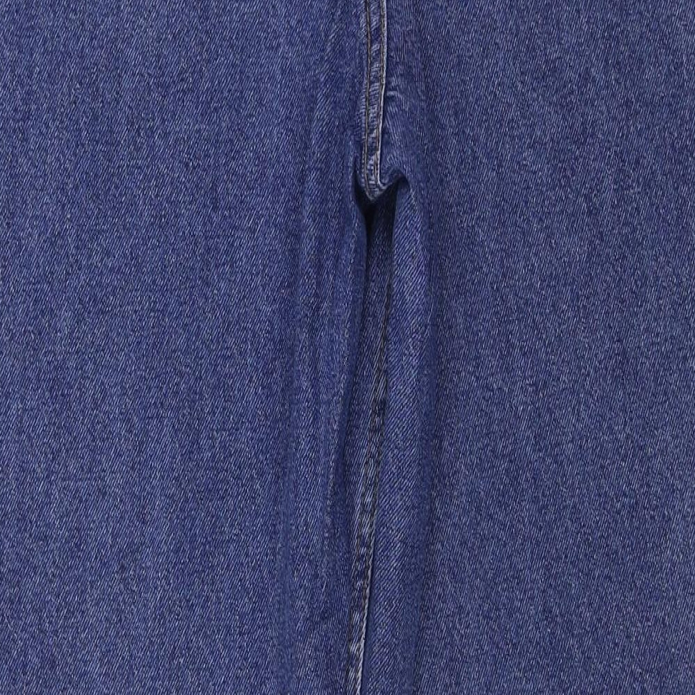 Womens UK Size 8 denim Regular Fit Straight Blue Jeans