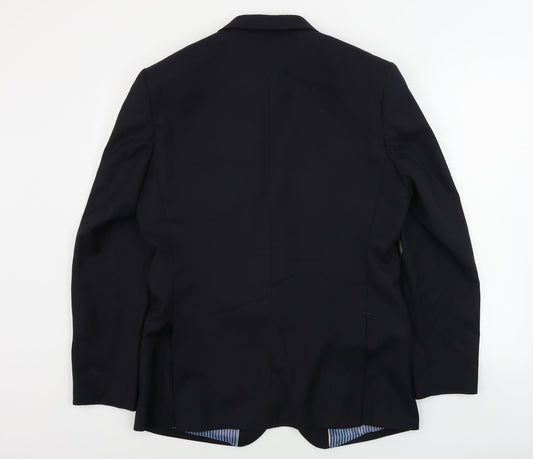 Woodbrie Mens Black Jacket Blazer Size 42