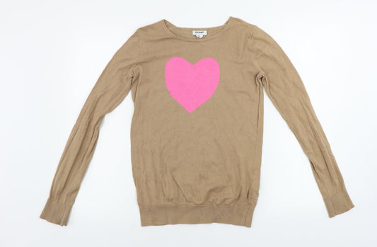 Womens UK Size S Old Navy Brown Pullover Jumper