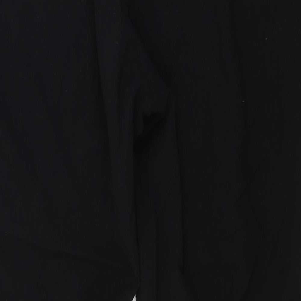 Womens UK Size 16 Marks and Spencer Regular Fit Black Trousers