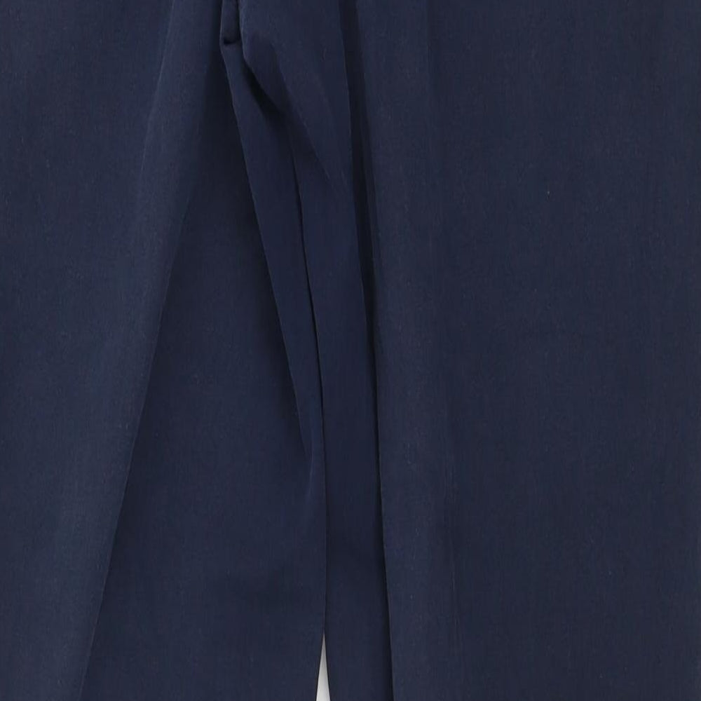 CAPSULE Womens Blue Trousers Size 12 L28 in