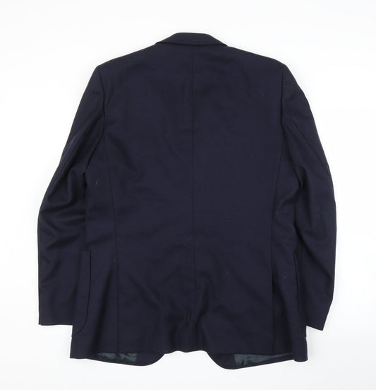 Skopes Mens Blue Jacket Suit Jacket Size 42