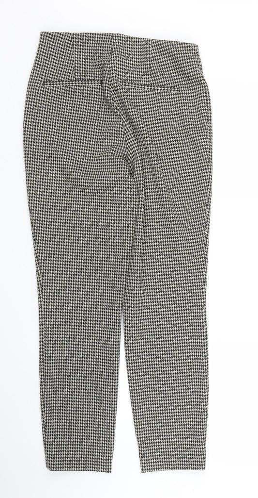 Womens UK Size M H&M Regular Fit Pedal Pusher Beige Trousers