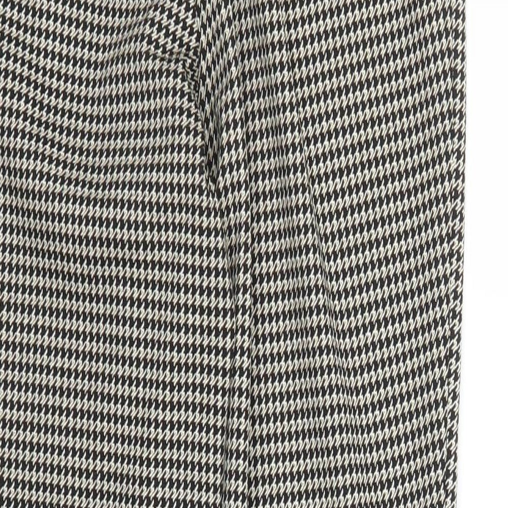 Womens UK Size M H&M Regular Fit Pedal Pusher Beige Trousers