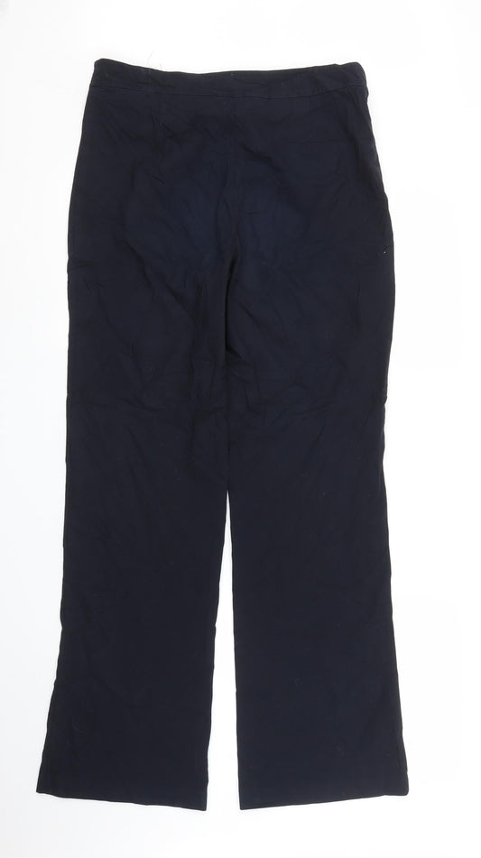 David Luke Mens Blue Trousers Size 29 in L30 in